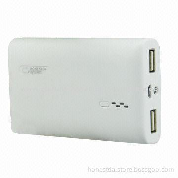 S3 External Battery Power Bank 6,600mAh with Dual-USB Output Ports